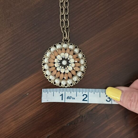 Bohm Vintage Pendant Necklace Pearls Stones - Picture 8 of 12